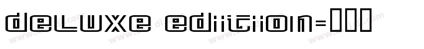 Deluxe Edition字体转换
